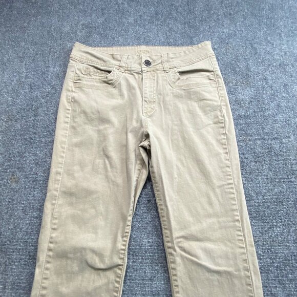 Riders By Lee Jeans Womens 12M Khaki Stretch‎ Bootcut Pants 32x31 comfy Outdoor - Picture 5 of 15